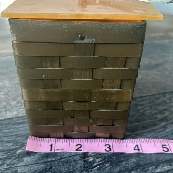 Vintage 50’s Metal Basketweave Purse Gold - Picture 5 of 11